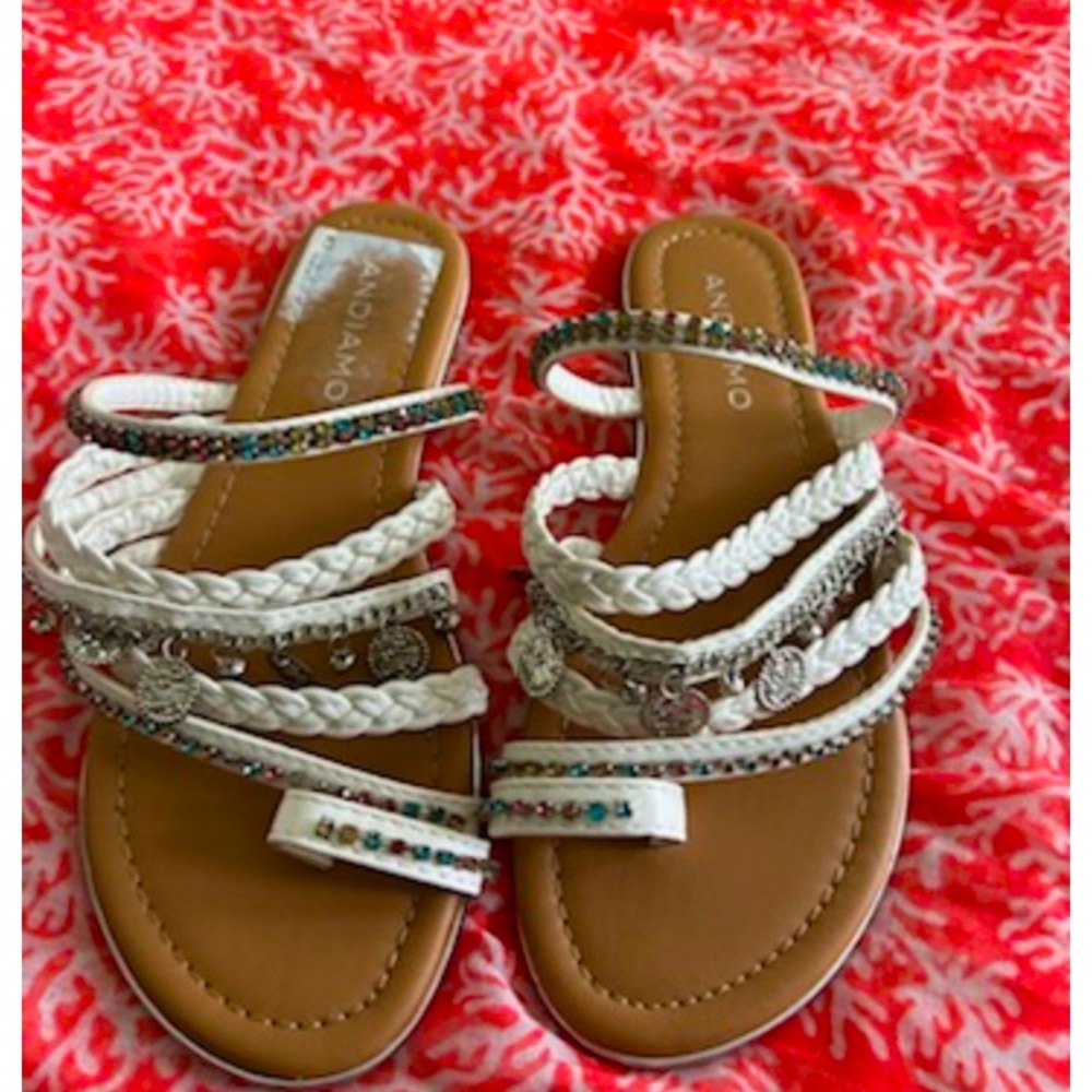Fun embellished Andiamo sandals